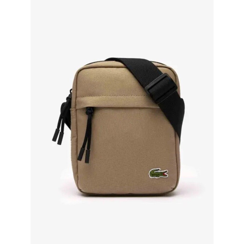 Lacoste Neocroc Vertical Camera Bag - Viennois Beige NWT